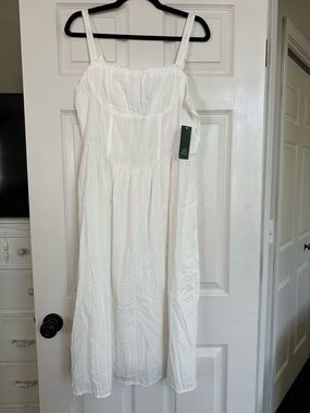 wild fable BRAND NEW White Eyelet Sundress with Thin Straps